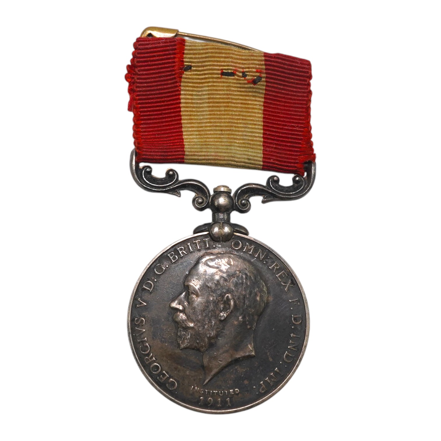 A GV Rocket Apparatus Volunteer Long Service medal to Thomas Campbell. Condition - fair.